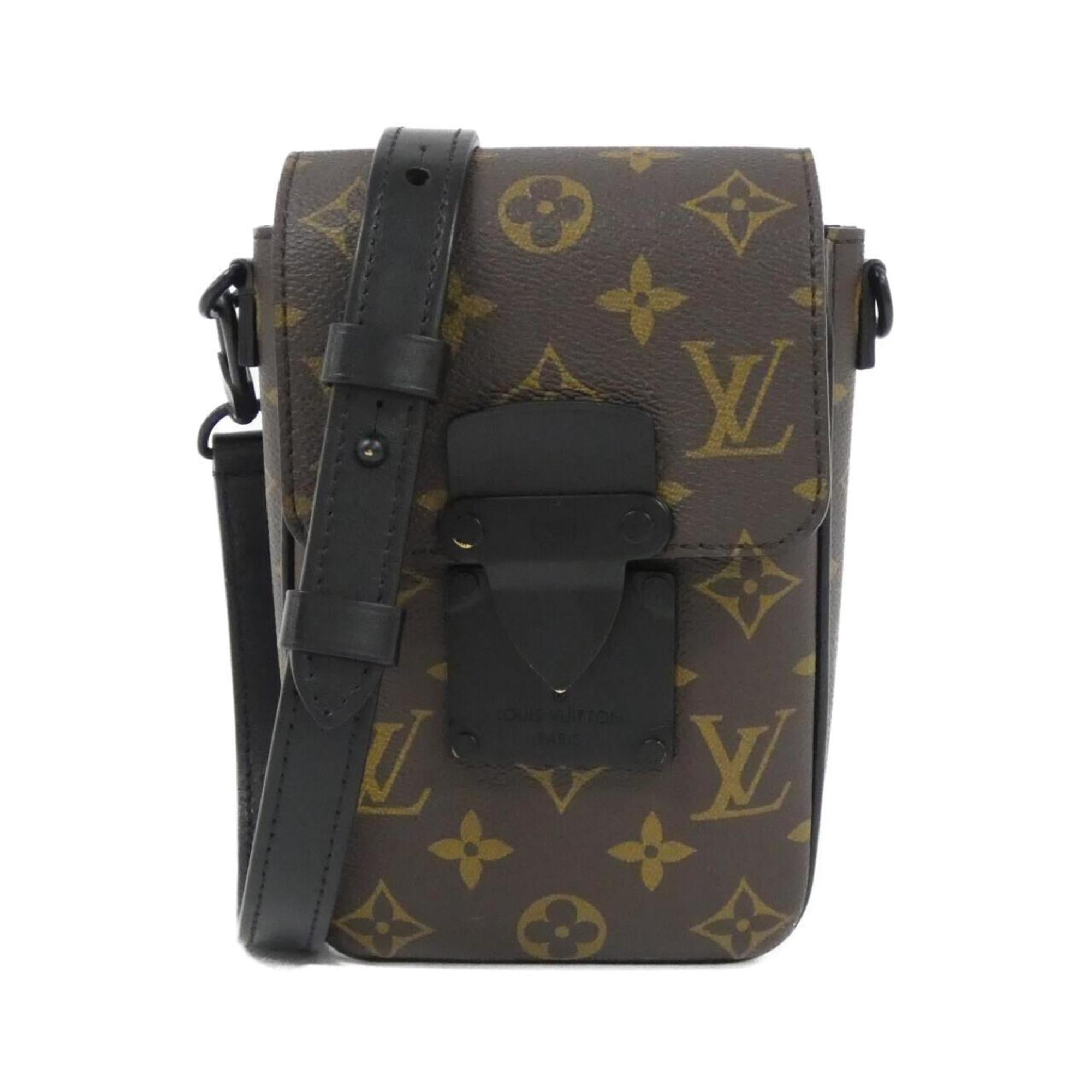 Louis Vuitton Brown Coated Canvas Shoulder Bag