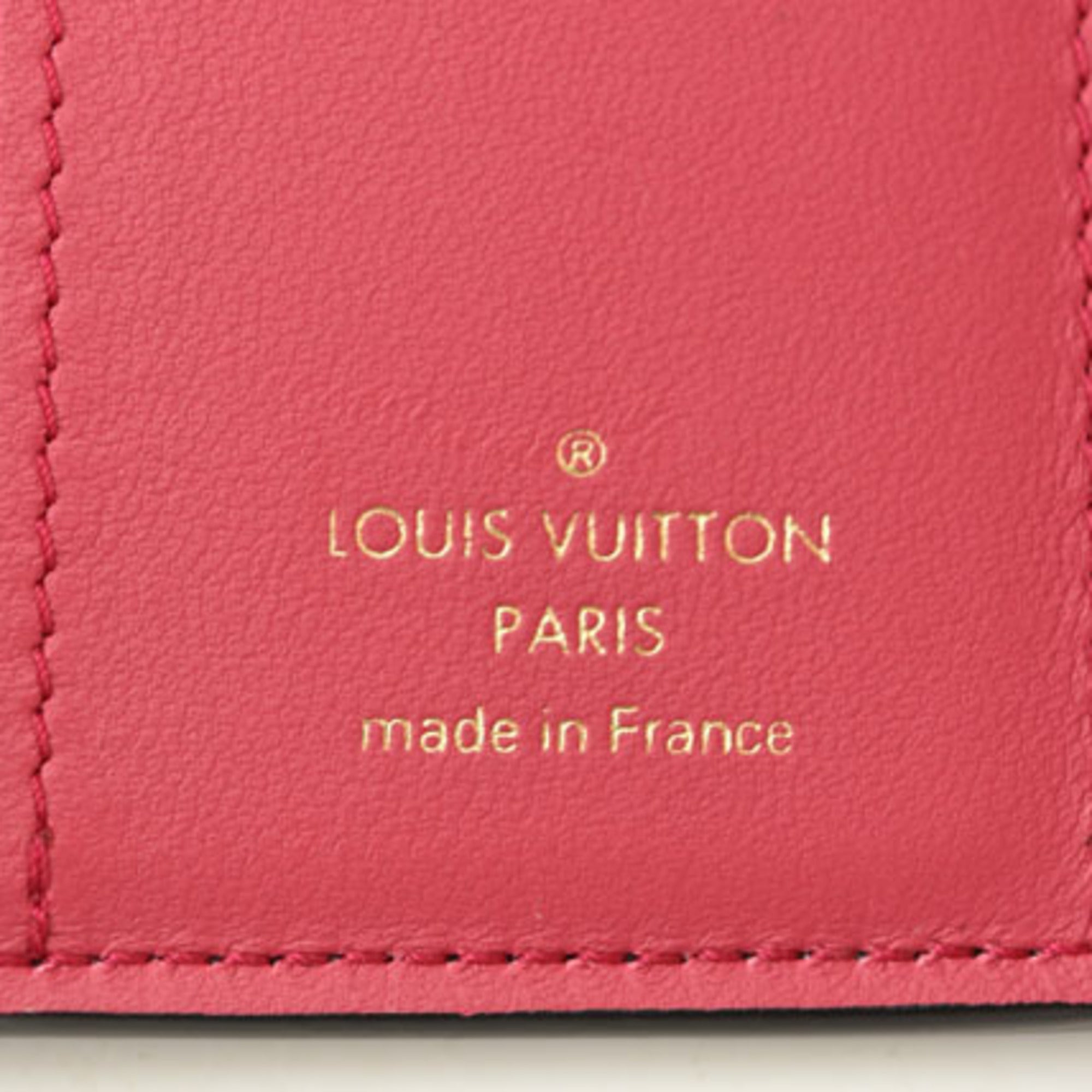 Louis Vuitton Taurillon Noir Leather Wallet (Tri-Fold)