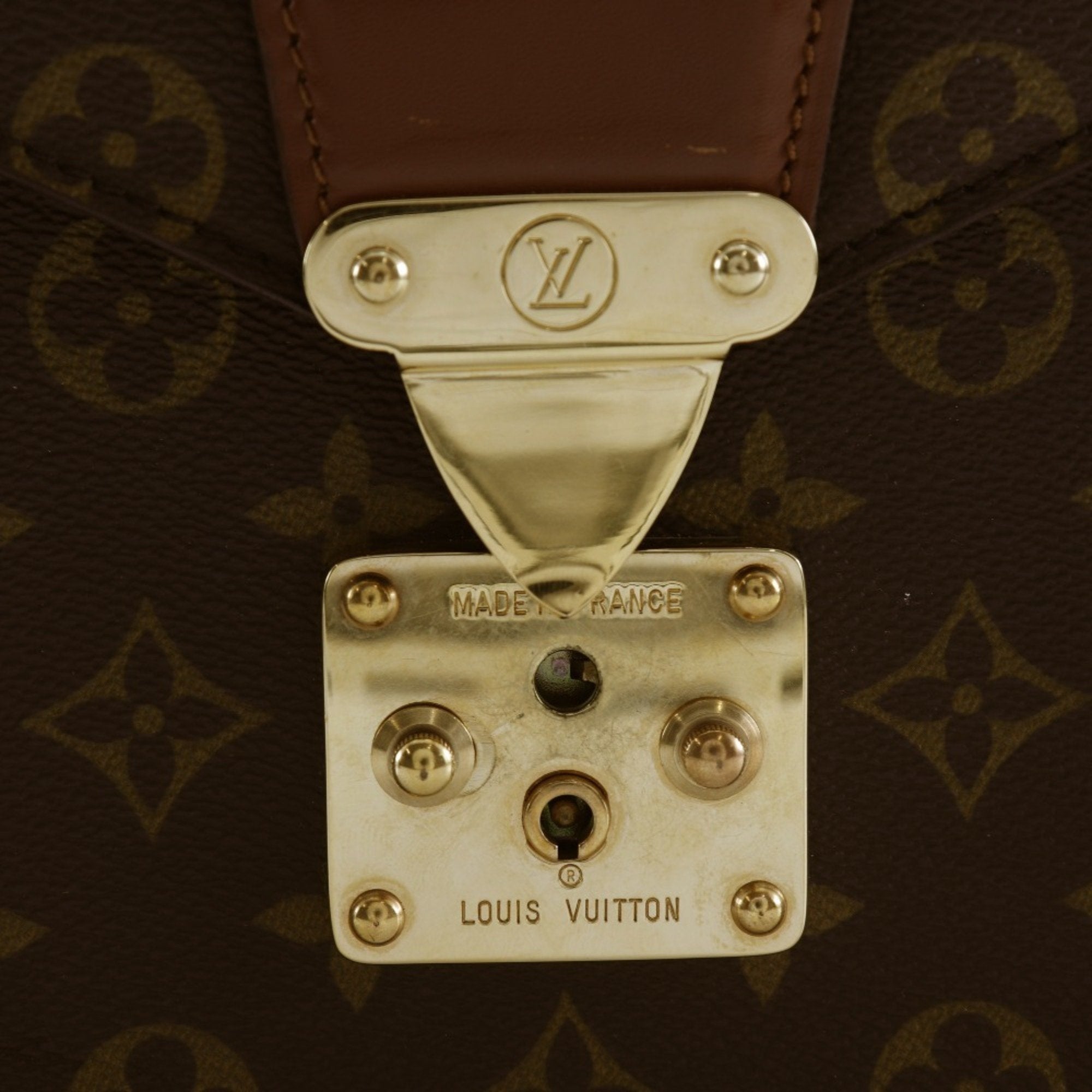 Louis Vuitton Brown Monogram Canvas Handbag