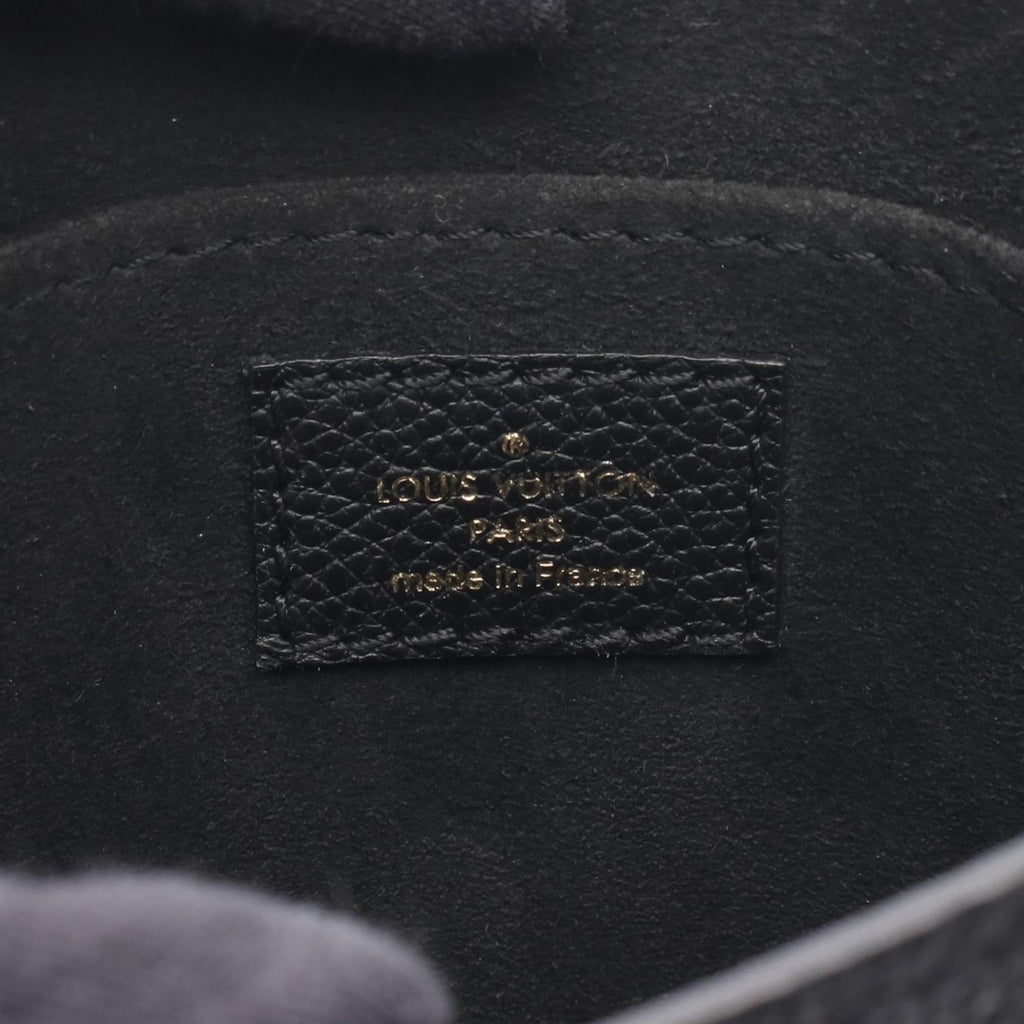 Louis Vuitton Black Noir Monogram Empreinte Handbag