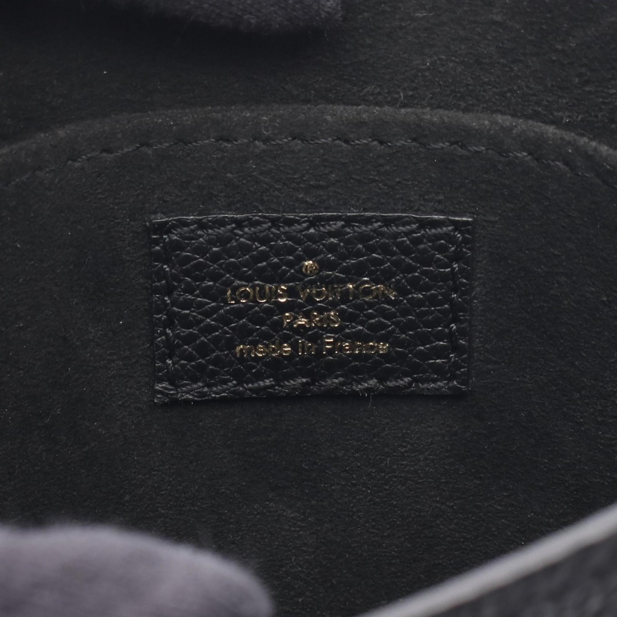 Louis Vuitton Black Noir Monogram Empreinte Handbag