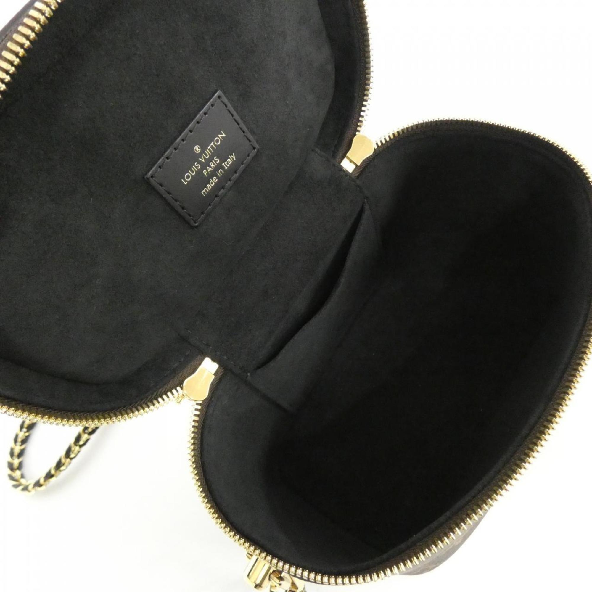 Louis Vuitton Marron Coated Canvas Handbag