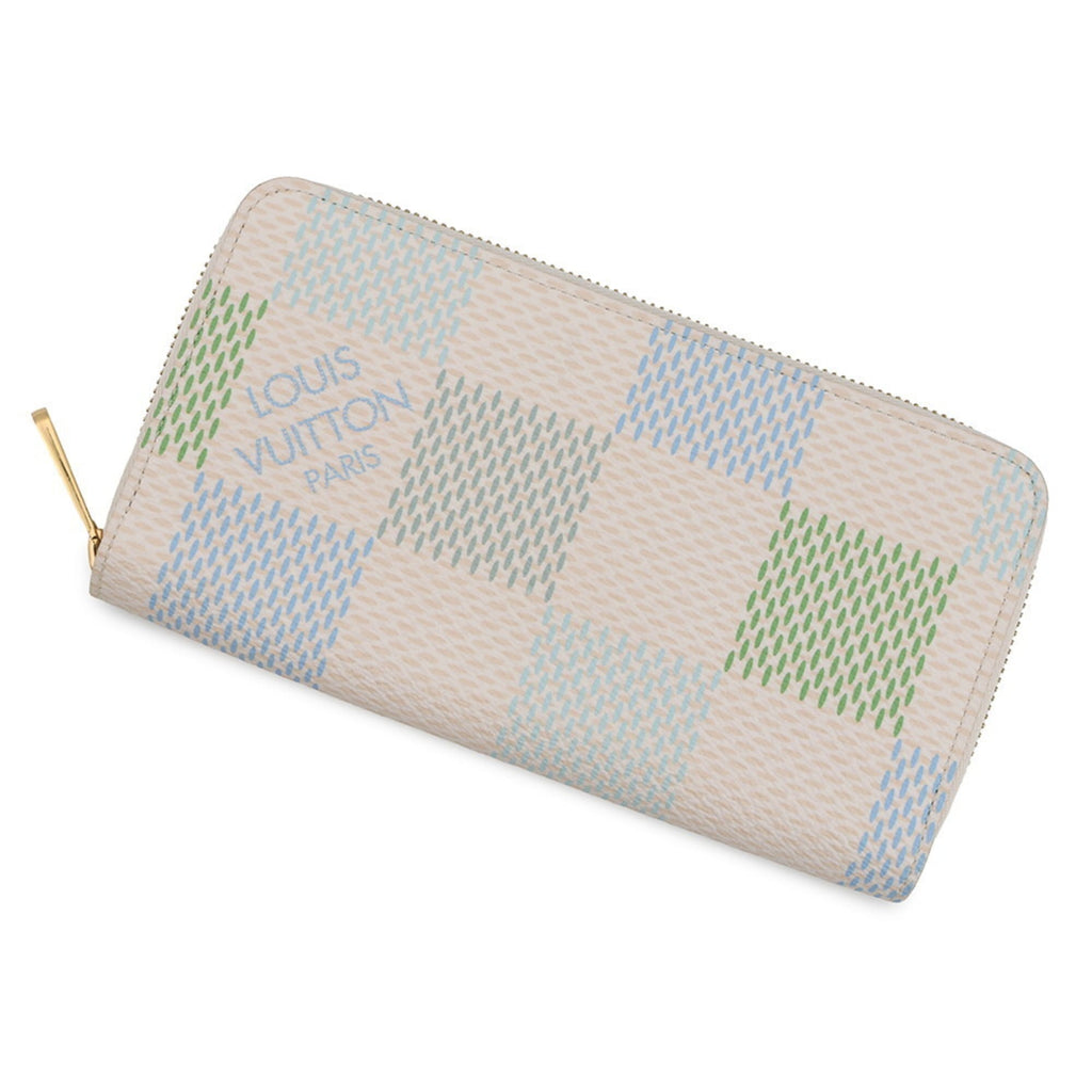 Louis Vuitton Beige Light Green Long Wallet