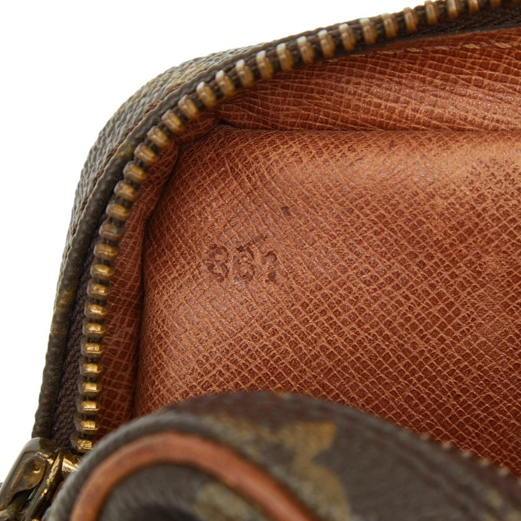 Louis Vuitton Brown Pvc Leather Pochette Shoulder Bag