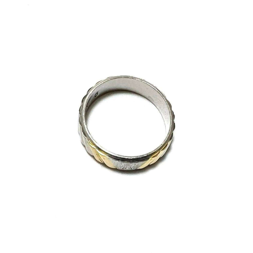 Celine Yellow Gold (18K) Platinum 850 Band Ring