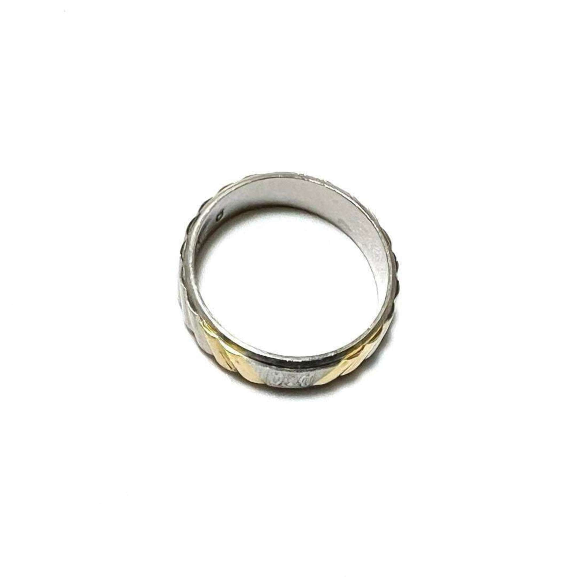 Celine Yellow Gold (18K) Platinum 850 Band Ring