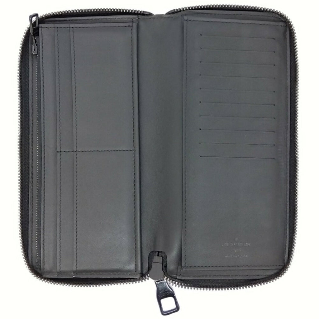 Louis Vuitton Black Noir Leather Coin Purse/Coin Case
