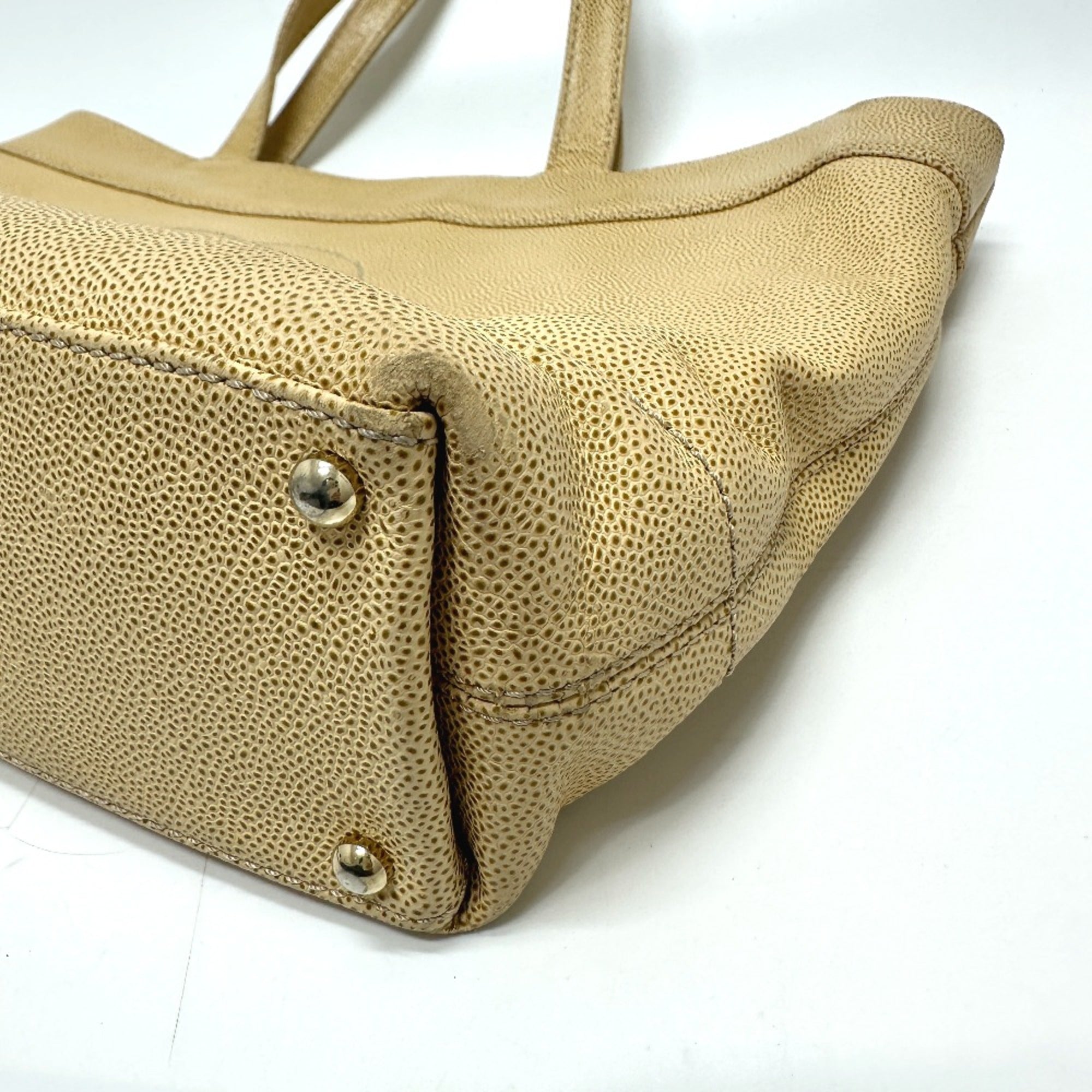 Chanel Beige Leather Tote Bag