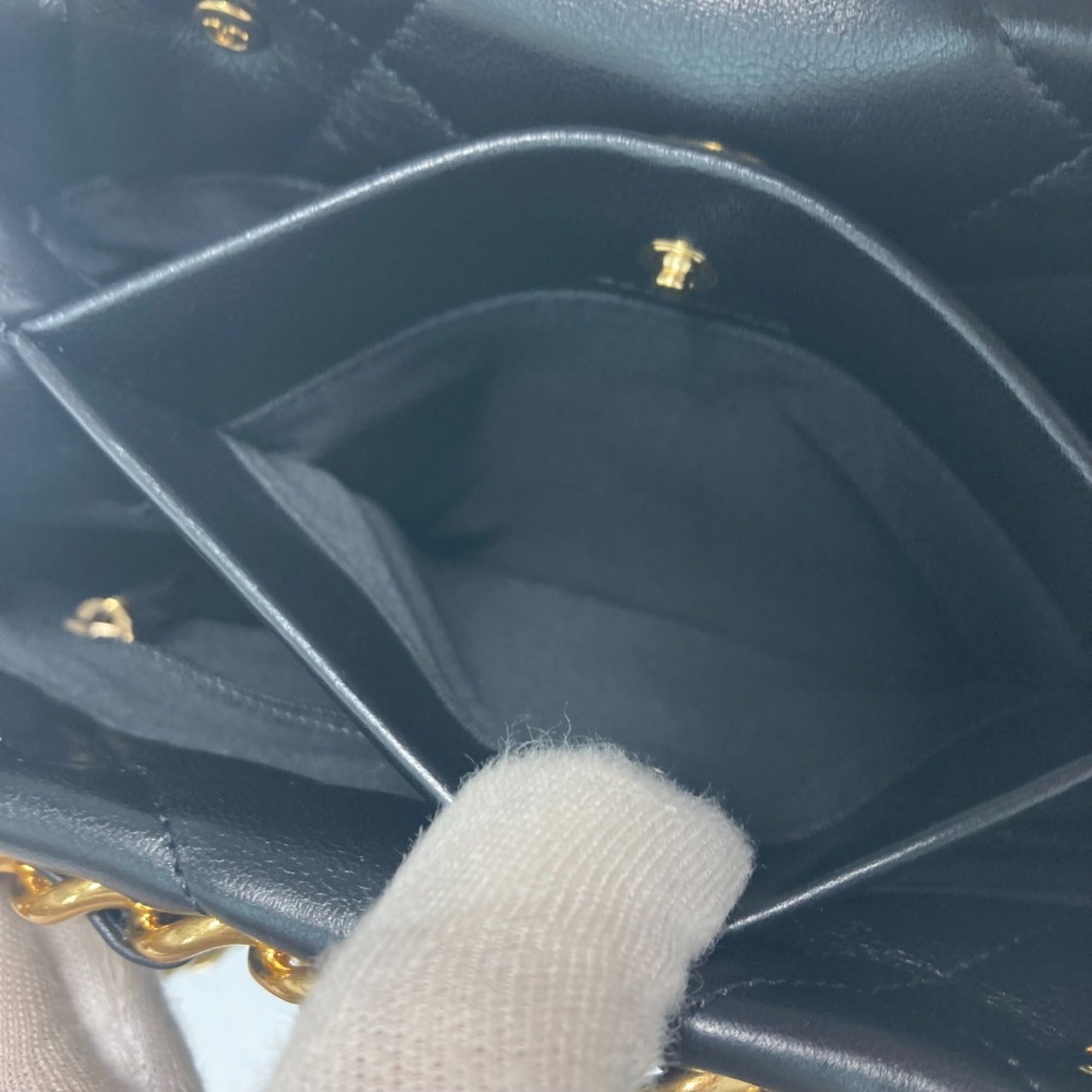 Chanel Black Leather Shoulder Bag