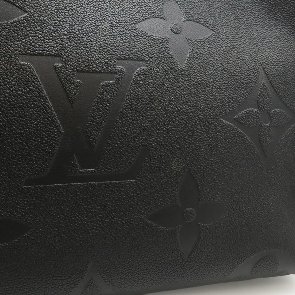 Louis Vuitton Black Noir Monogram Empreinte Shoulder Bag Tote Bag