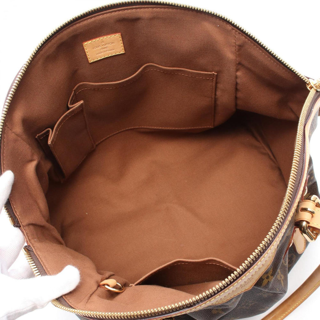 Louis Vuitton Brown Monogram Pvc Coated Canvas Leather Handbag