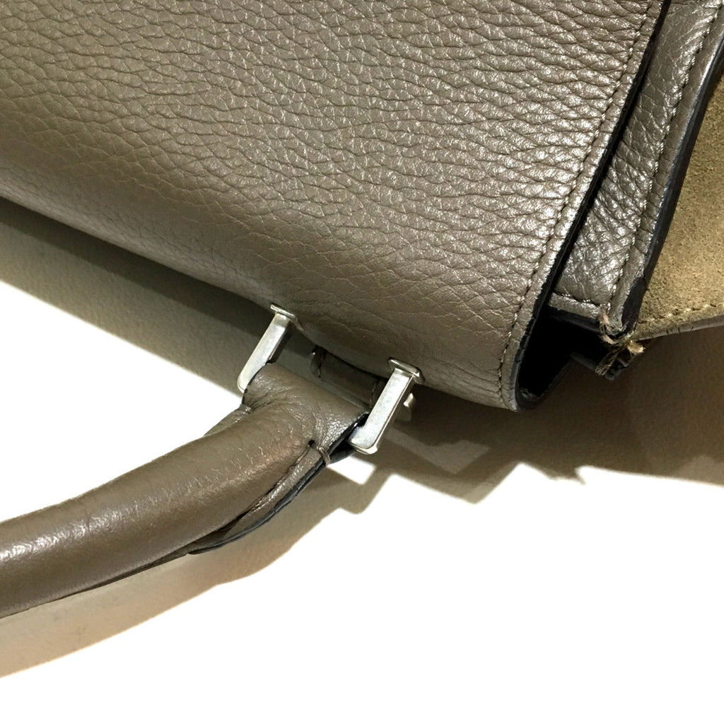 Celine Gray Leather Handbag