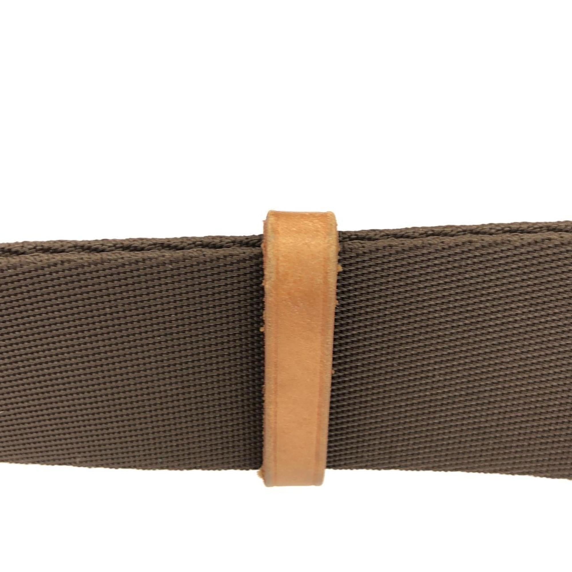 Louis Vuitton Brown Coated Canvas Shoulder Bag