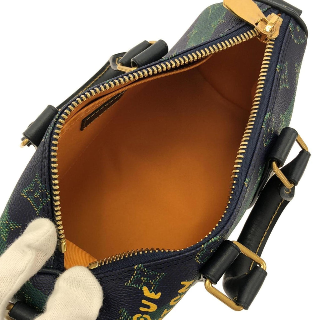 Louis Vuitton Gold Coated Canvas Boston Bag