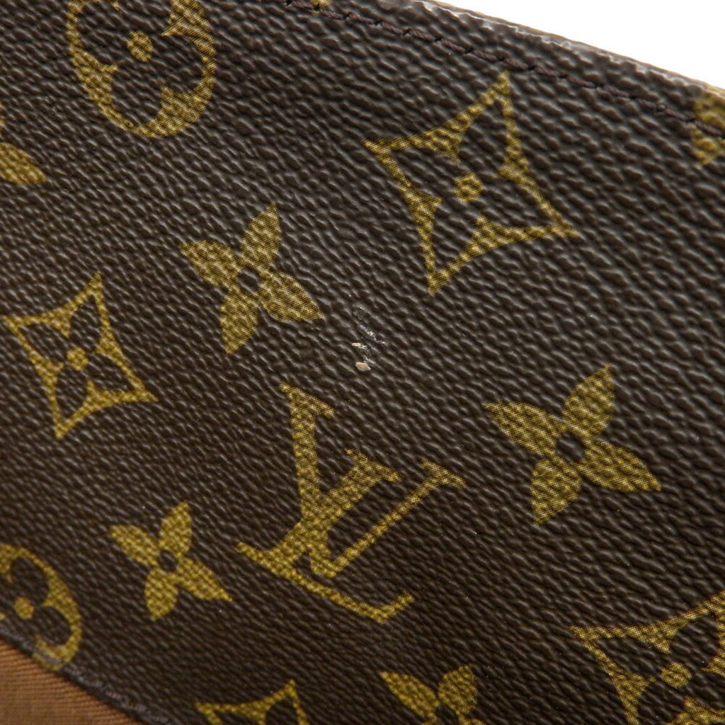Louis Vuitton Brown Monogram Pvc Leather Shoulder Bag Tote Bag