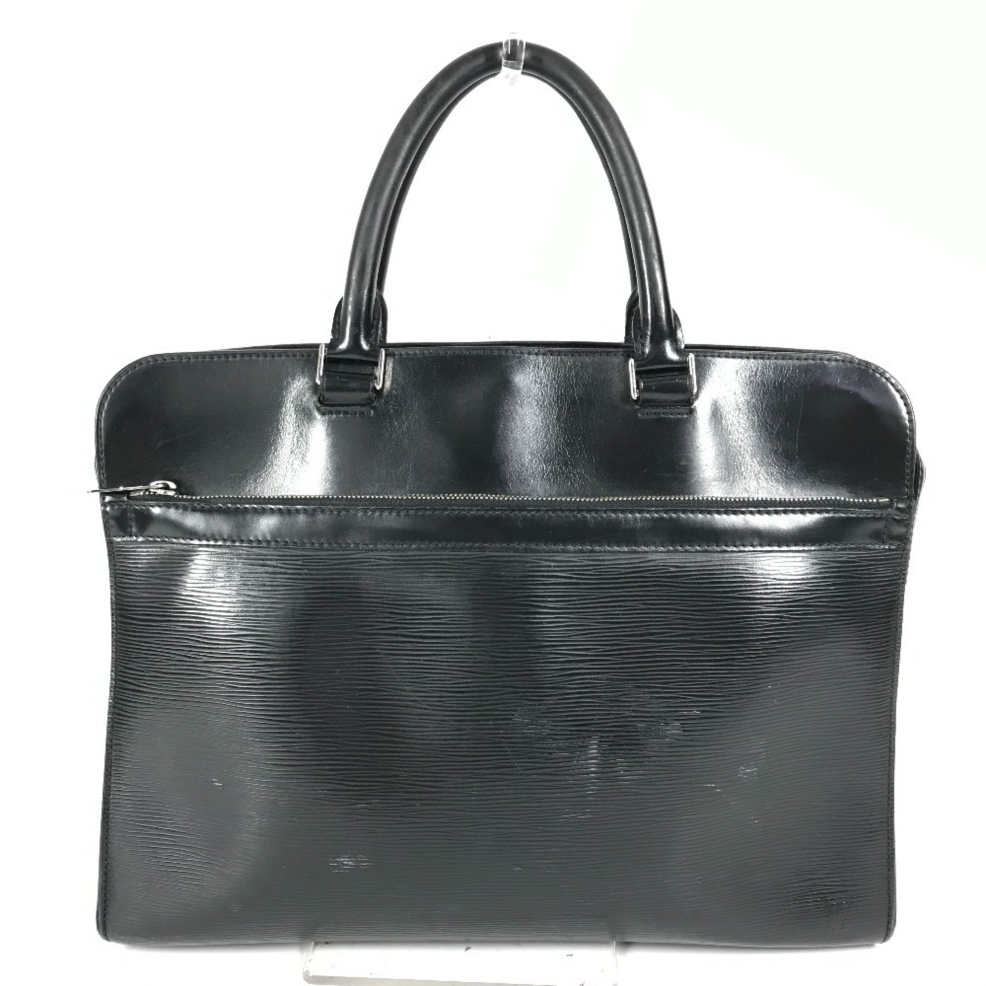 Louis Vuitton Black Galle Noir Epi Leather Briefcase Handbag Tote Bag