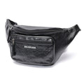Balenciaga Black Leather Sling