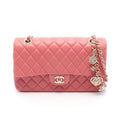 Chanel Pink Leather Handbag Shoulder Bag