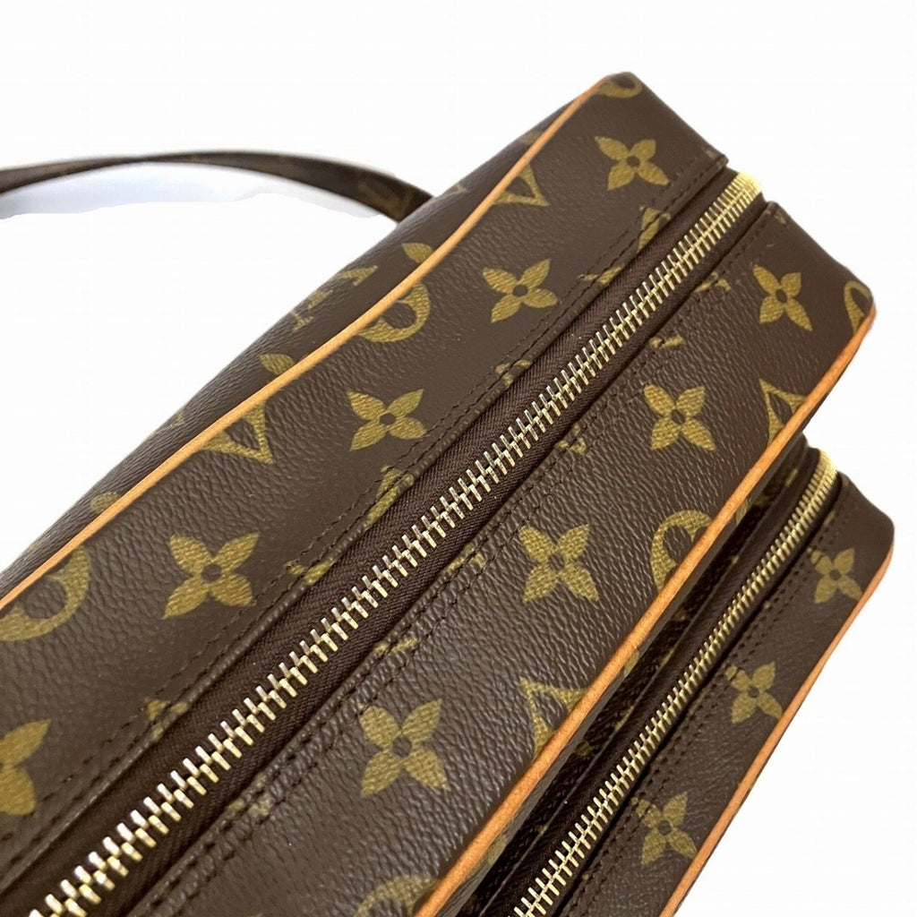 Louis Vuitton Brown Leather Shoulder Bag