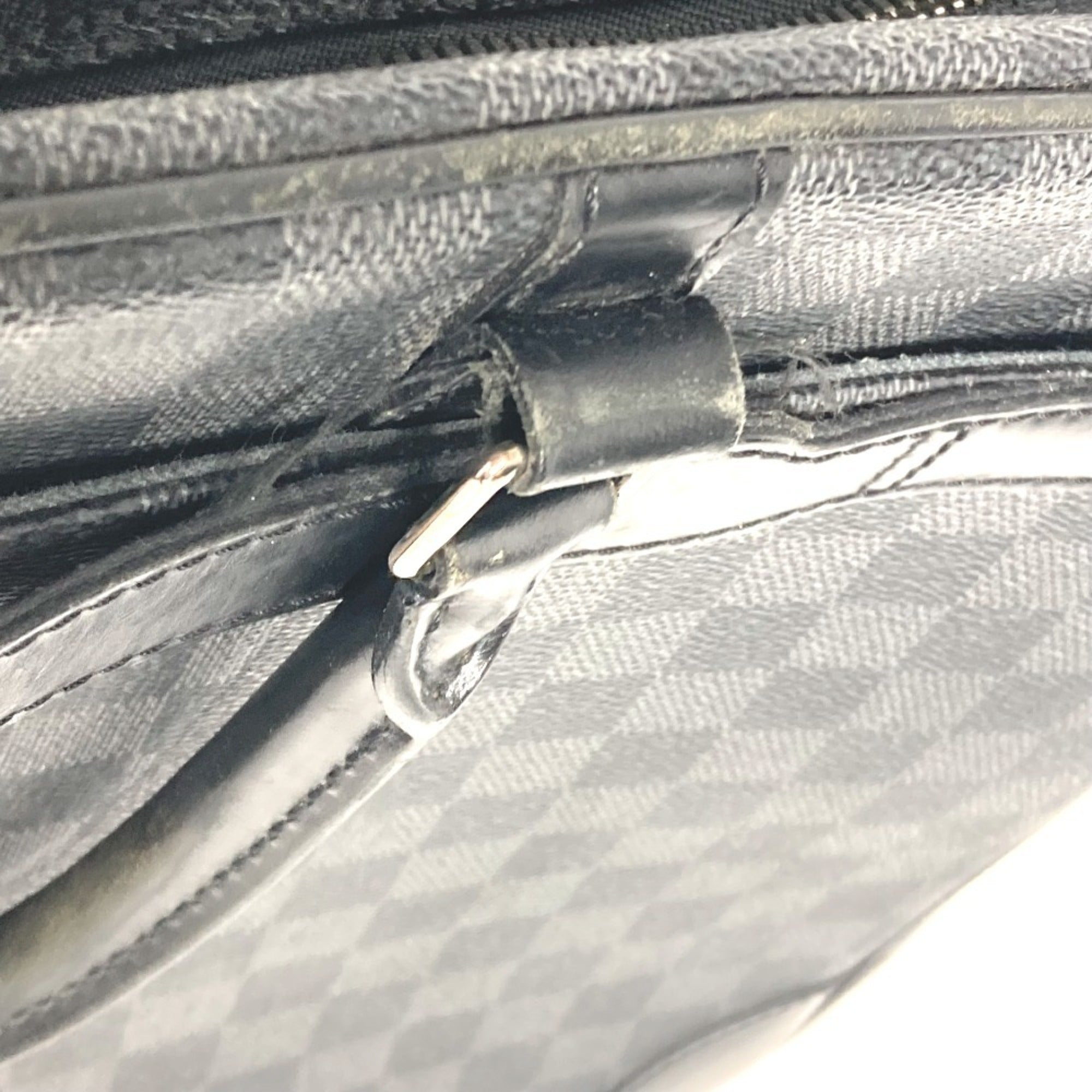 Louis Vuitton Black Damier Graphite Handbag Tote Bag