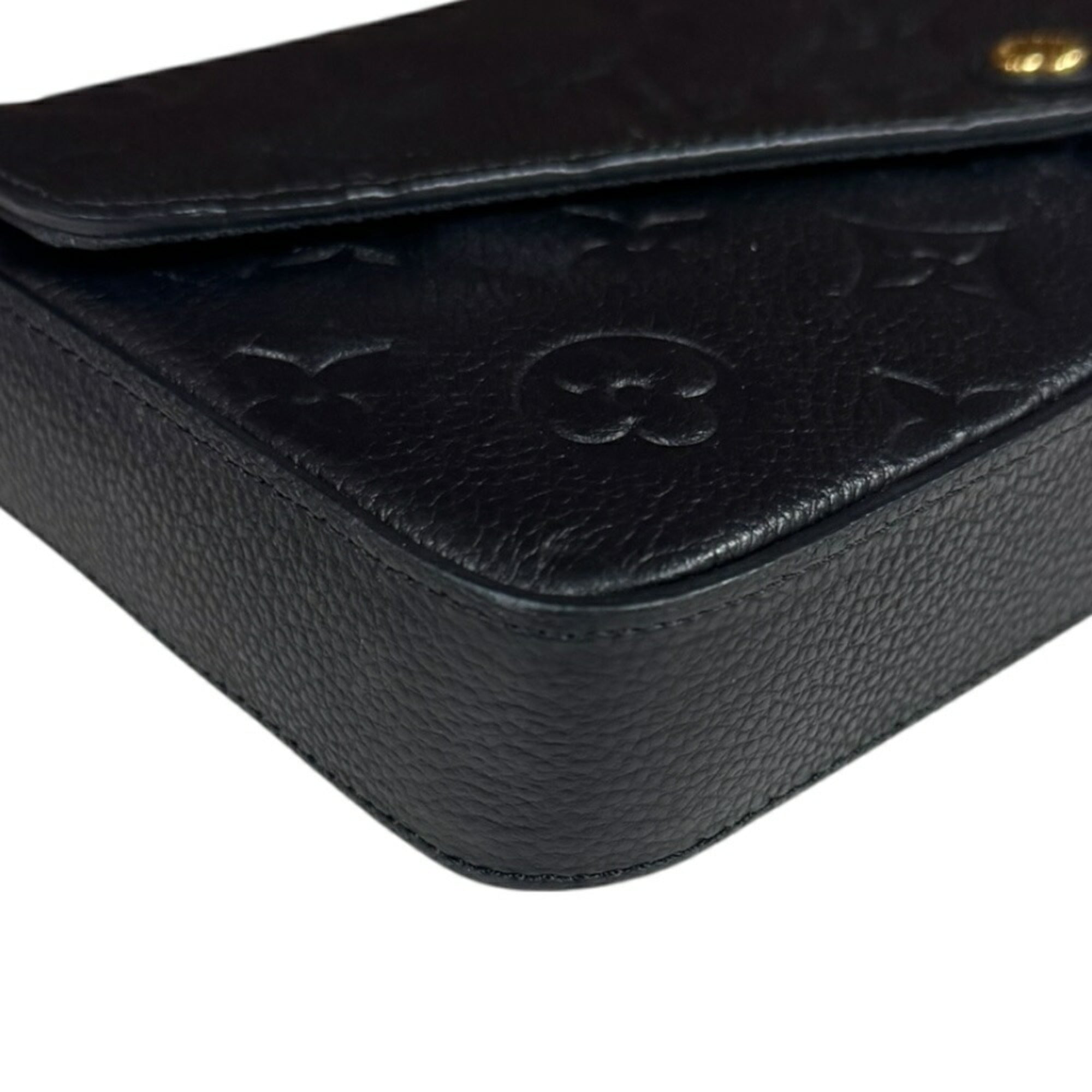 Louis Vuitton Black Monogram Empreinte Shoulder Bag