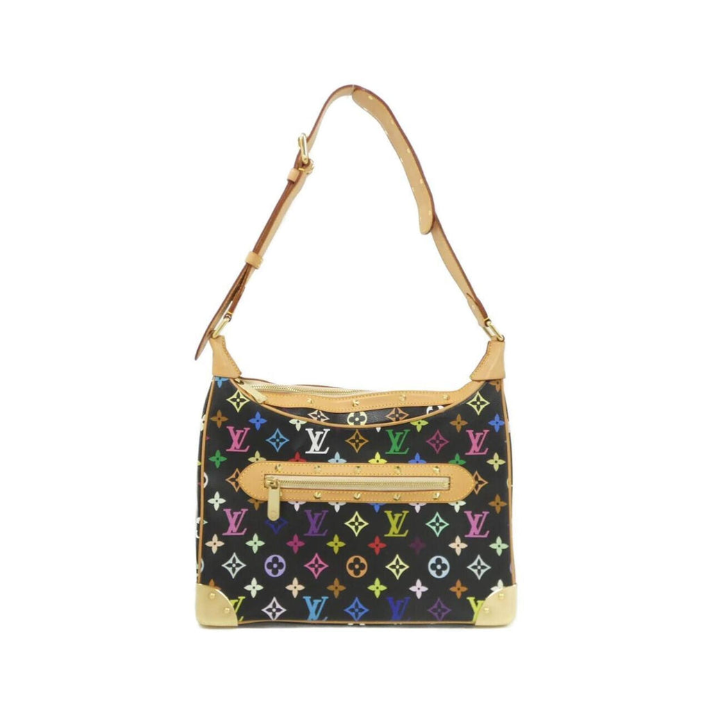 Louis Vuitton Black Multi-Color Coated Canvas Shoulder Bag