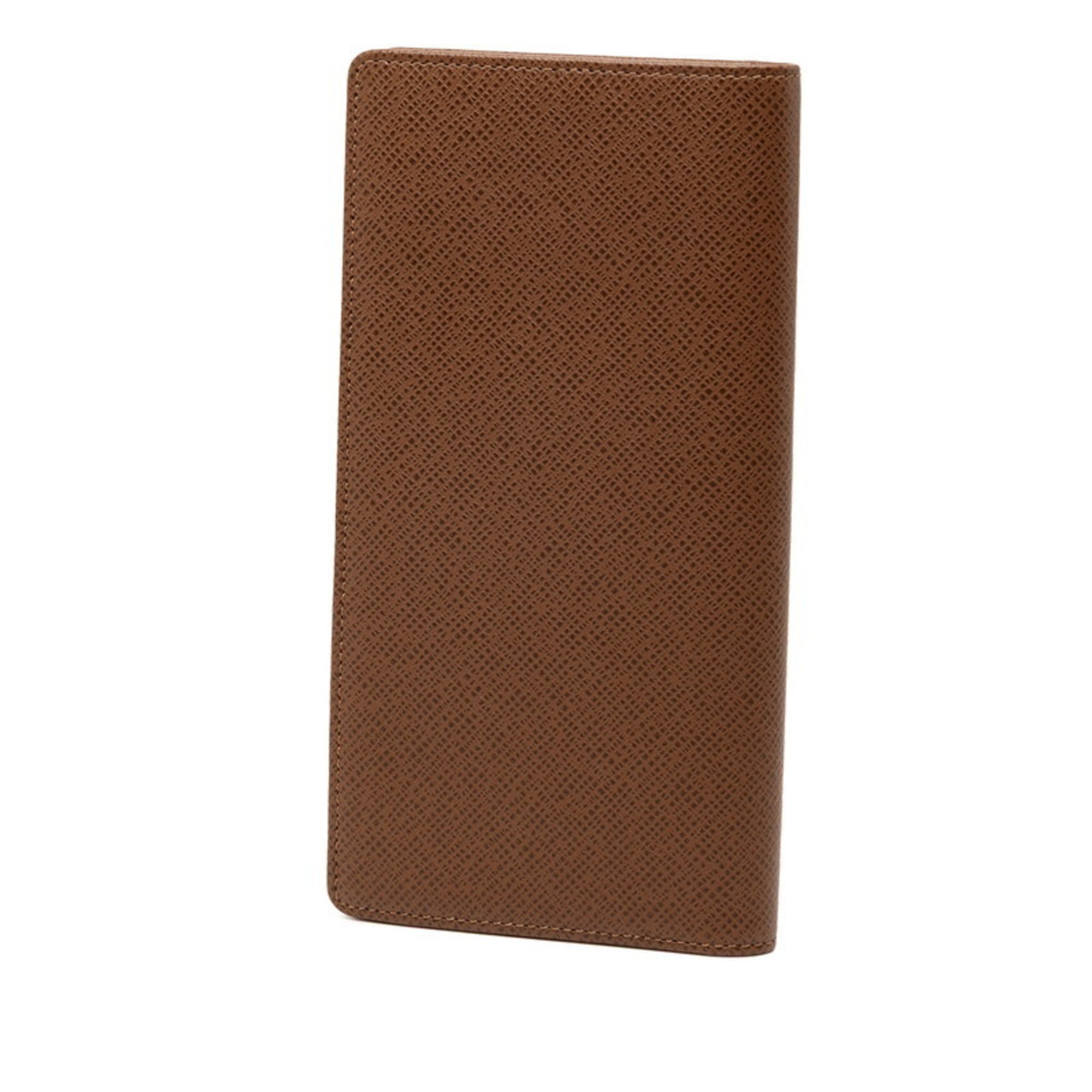 Louis Vuitton Brown Leather Long Wallet