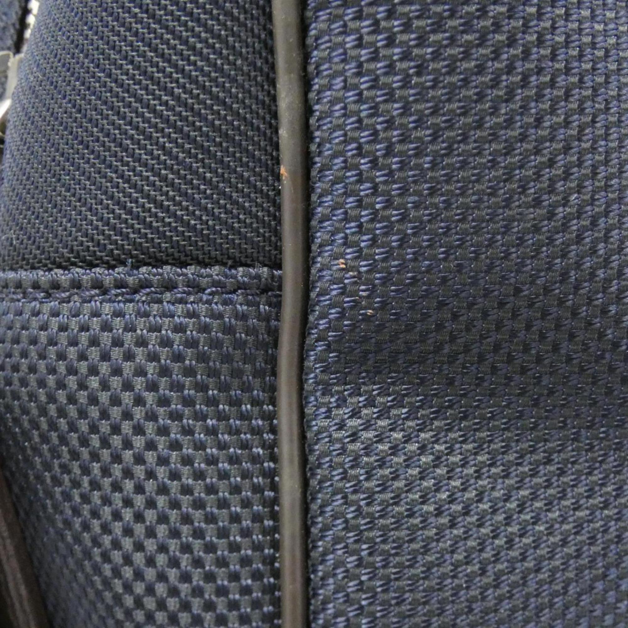 Louis Vuitton Blue Silver Canvas Shoulder Bag