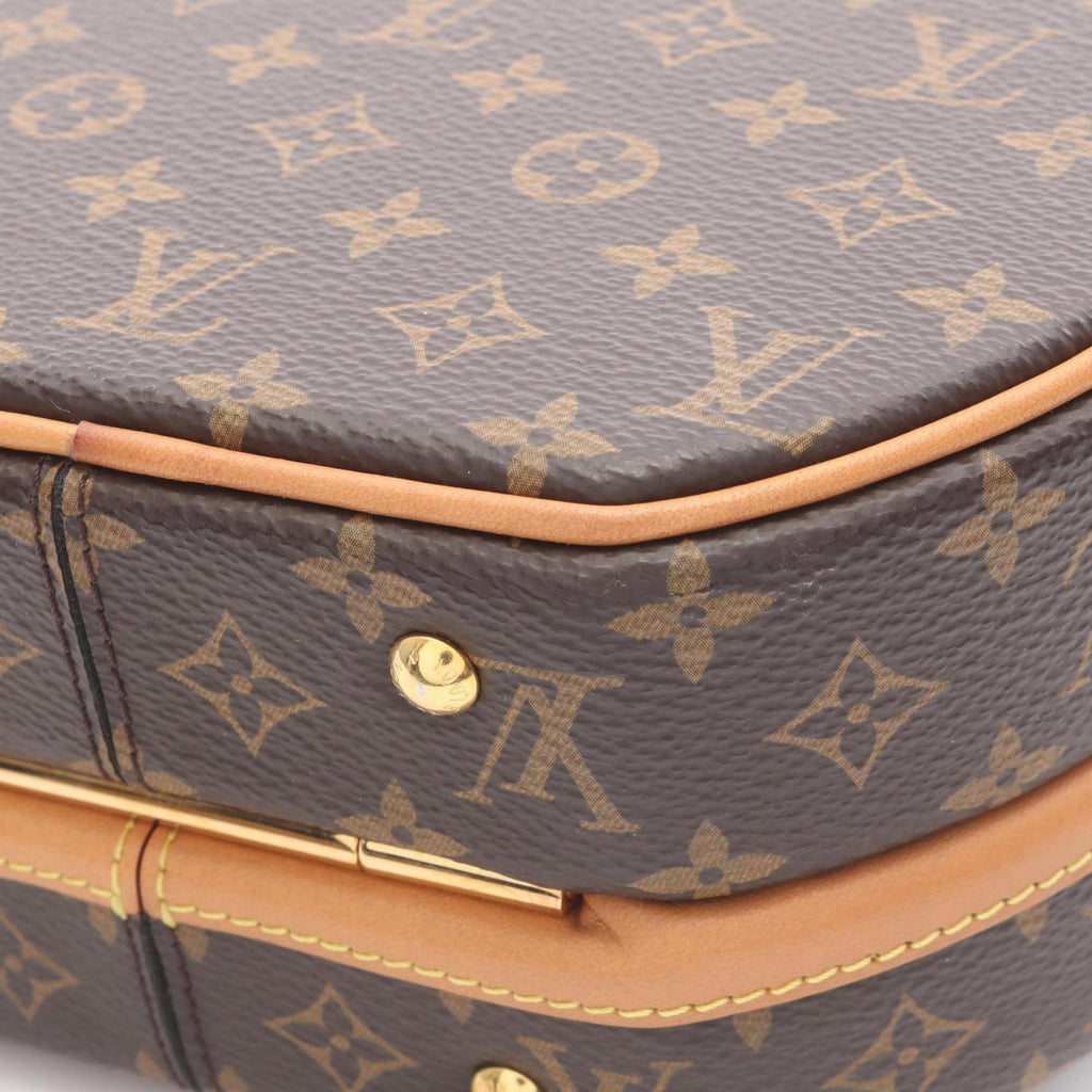 Louis Vuitton Brown Monogram Coated Canvas Handbag