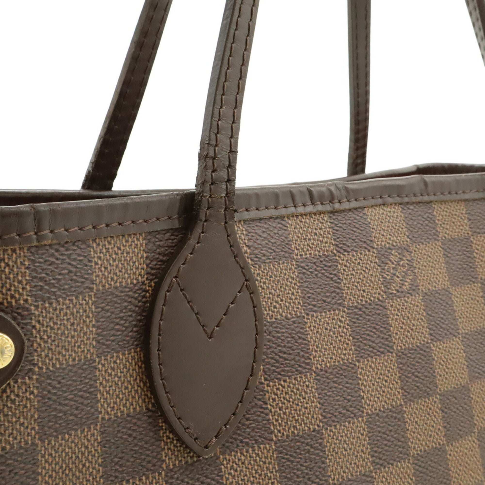 Louis Vuitton Brown Damier Canvas White Damier Canvas Handbag Shoulder Bag Tote Bag