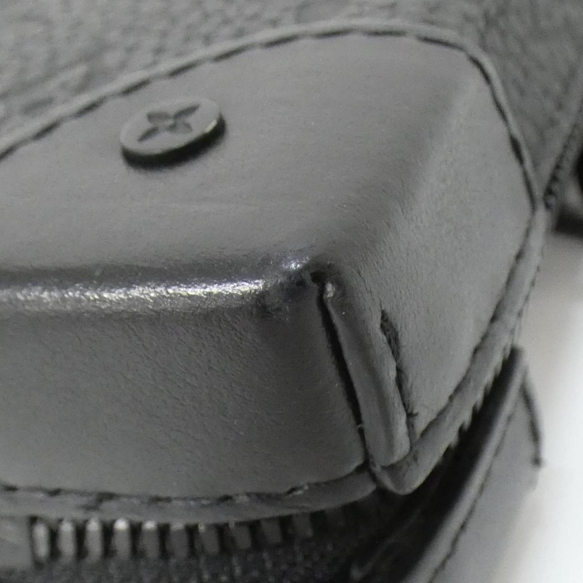 Louis Vuitton Black Leather Shoulder Bag