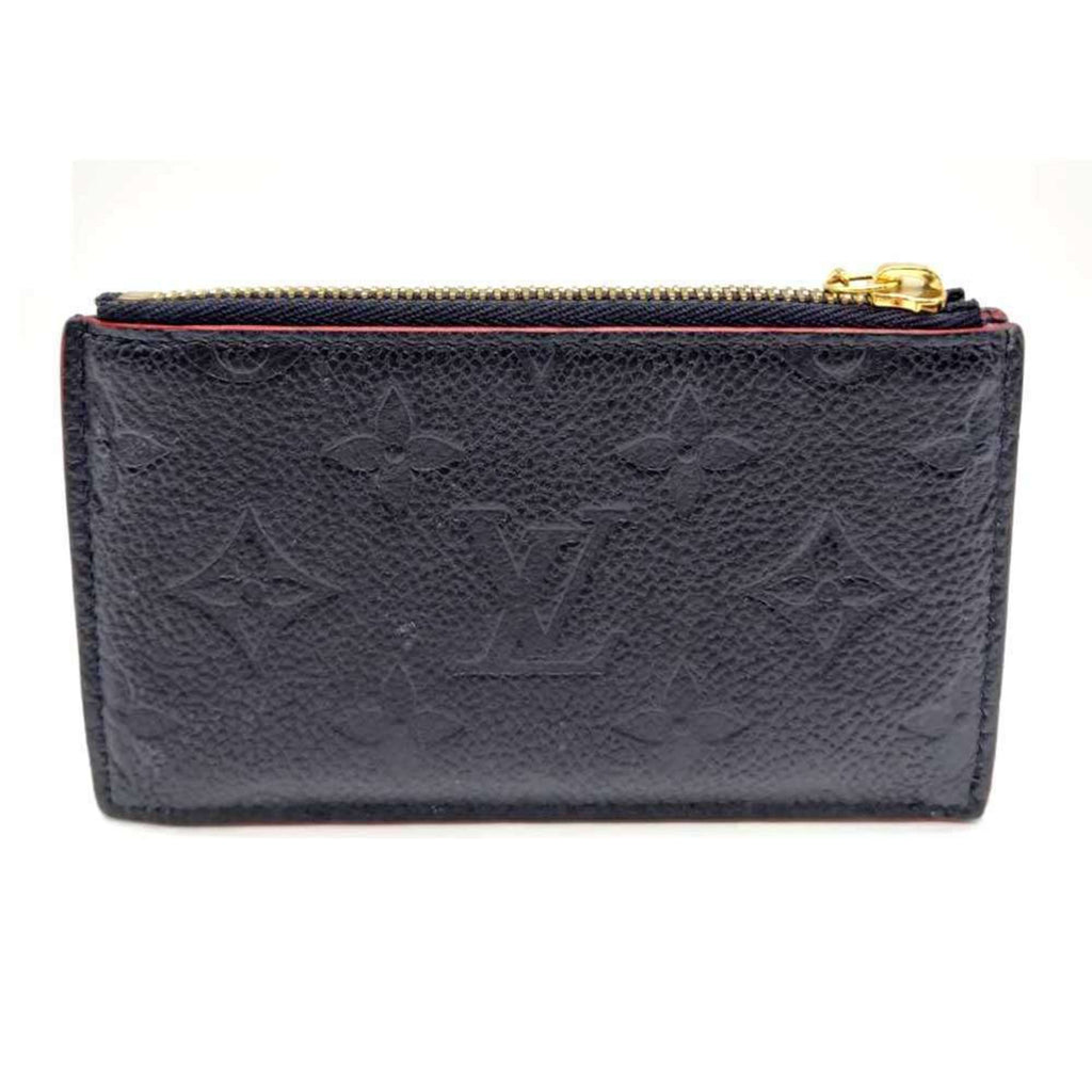 Louis Vuitton Monogram Empreinte Marine Rouge Navy Red Color Monogram Empreinte Coin Purse/Coin Case