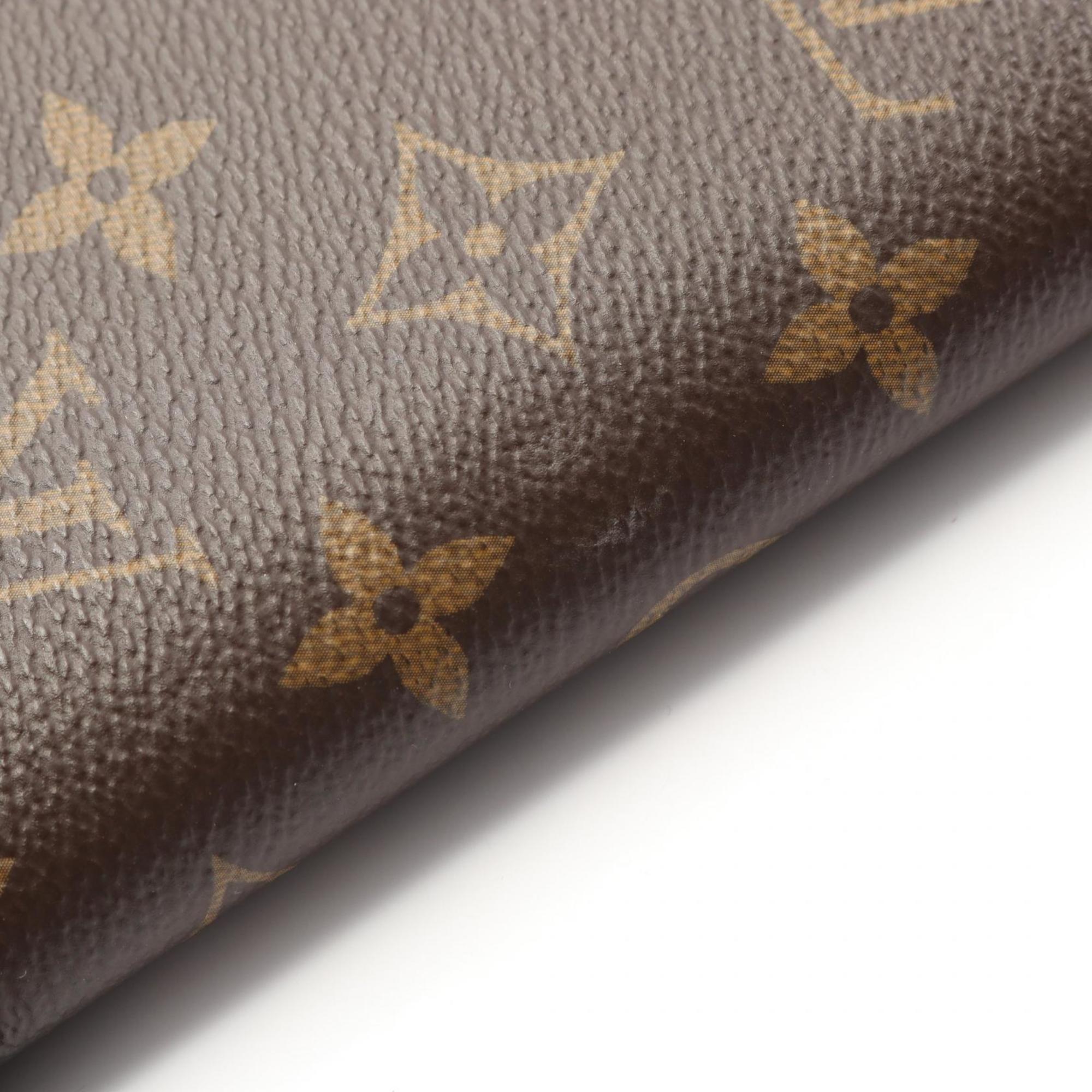 Louis Vuitton Brown Multi-Color Coated Canvas Long Wallet