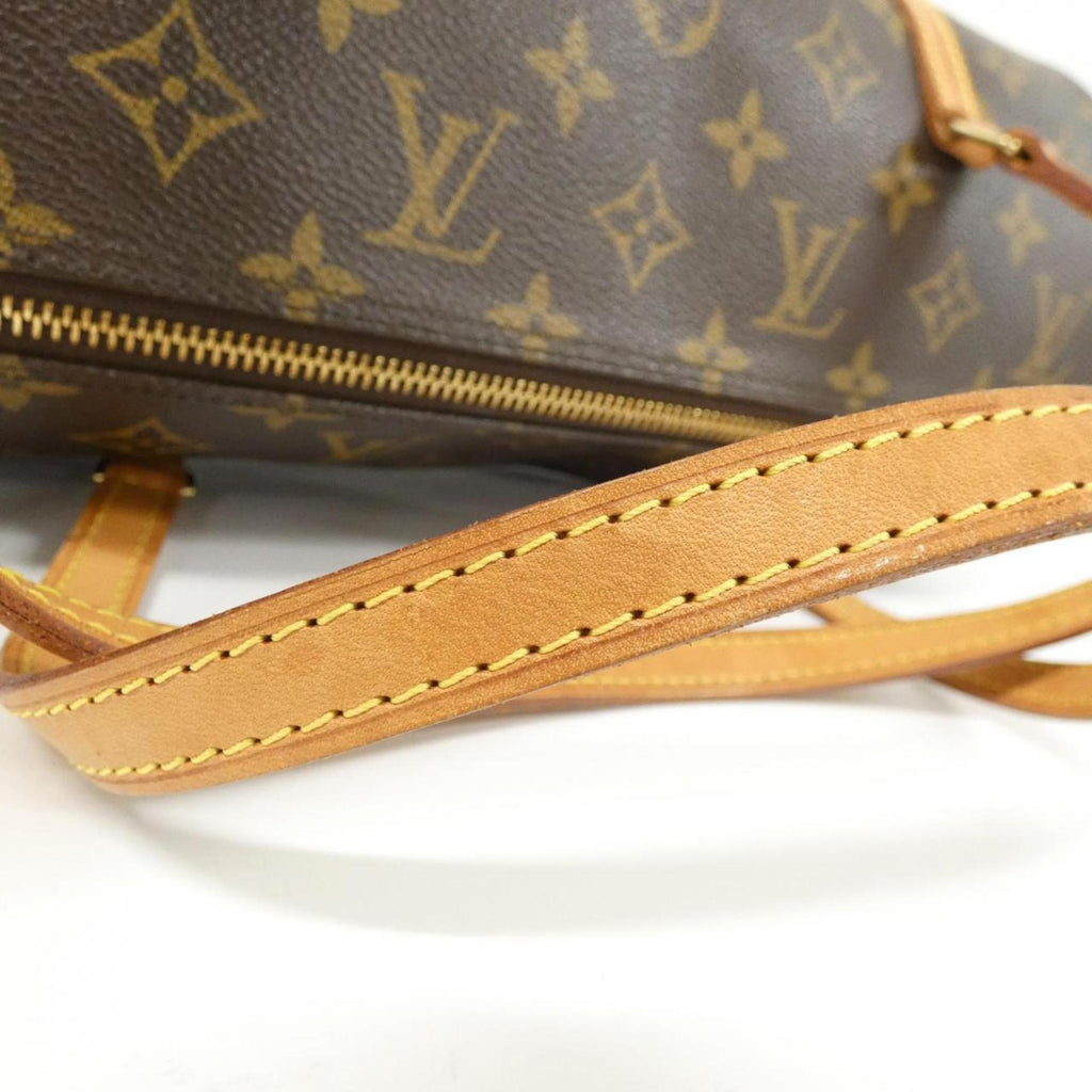 Louis Vuitton Marron Coated Canvas Handbag