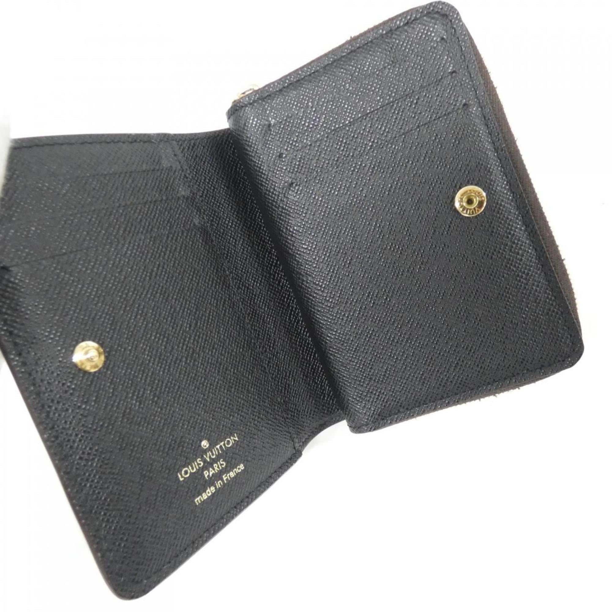Louis Vuitton Brown Coated Canvas Coin Purse/Coin Case