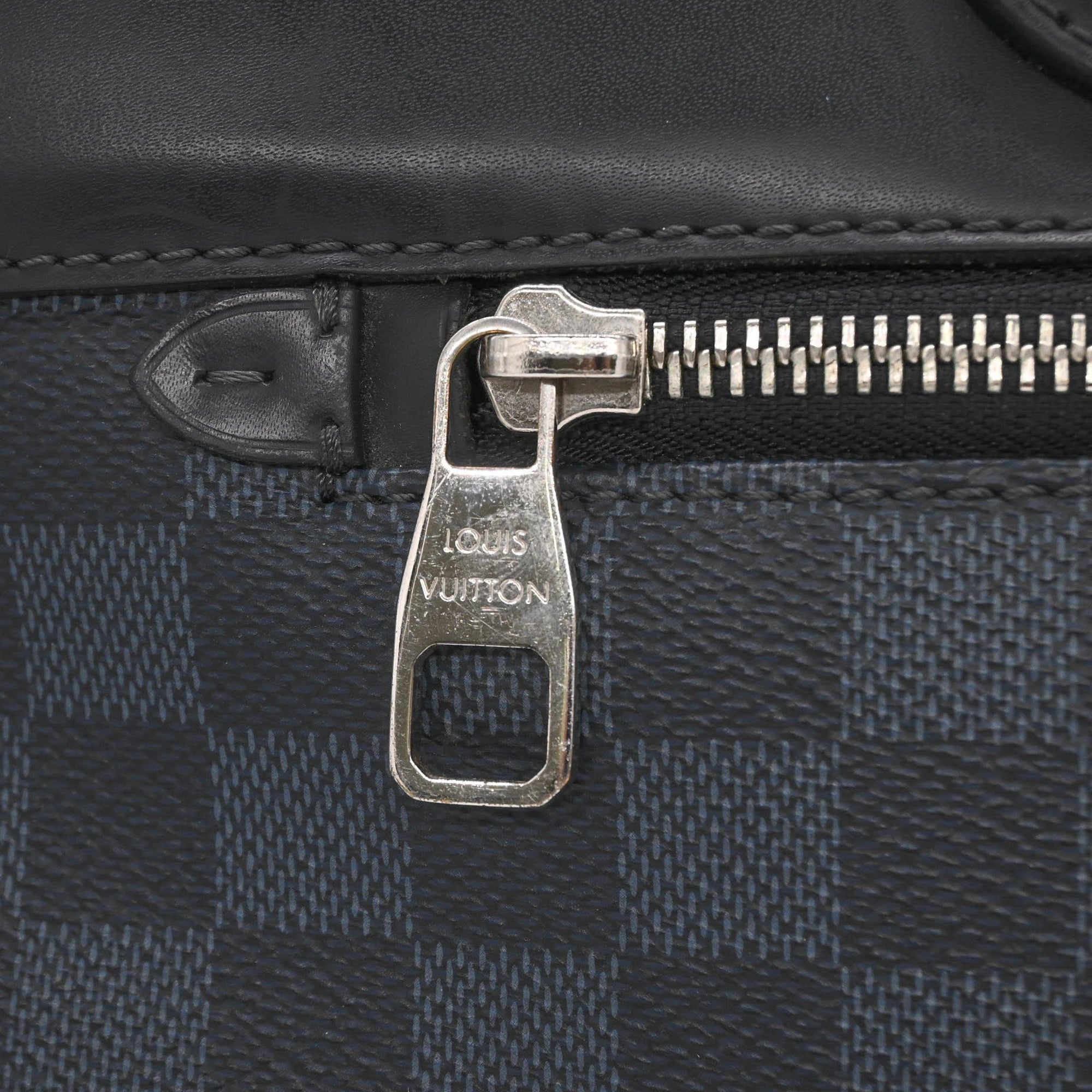 Louis Vuitton Black Cobalt Shoulder Bag Tote Bag