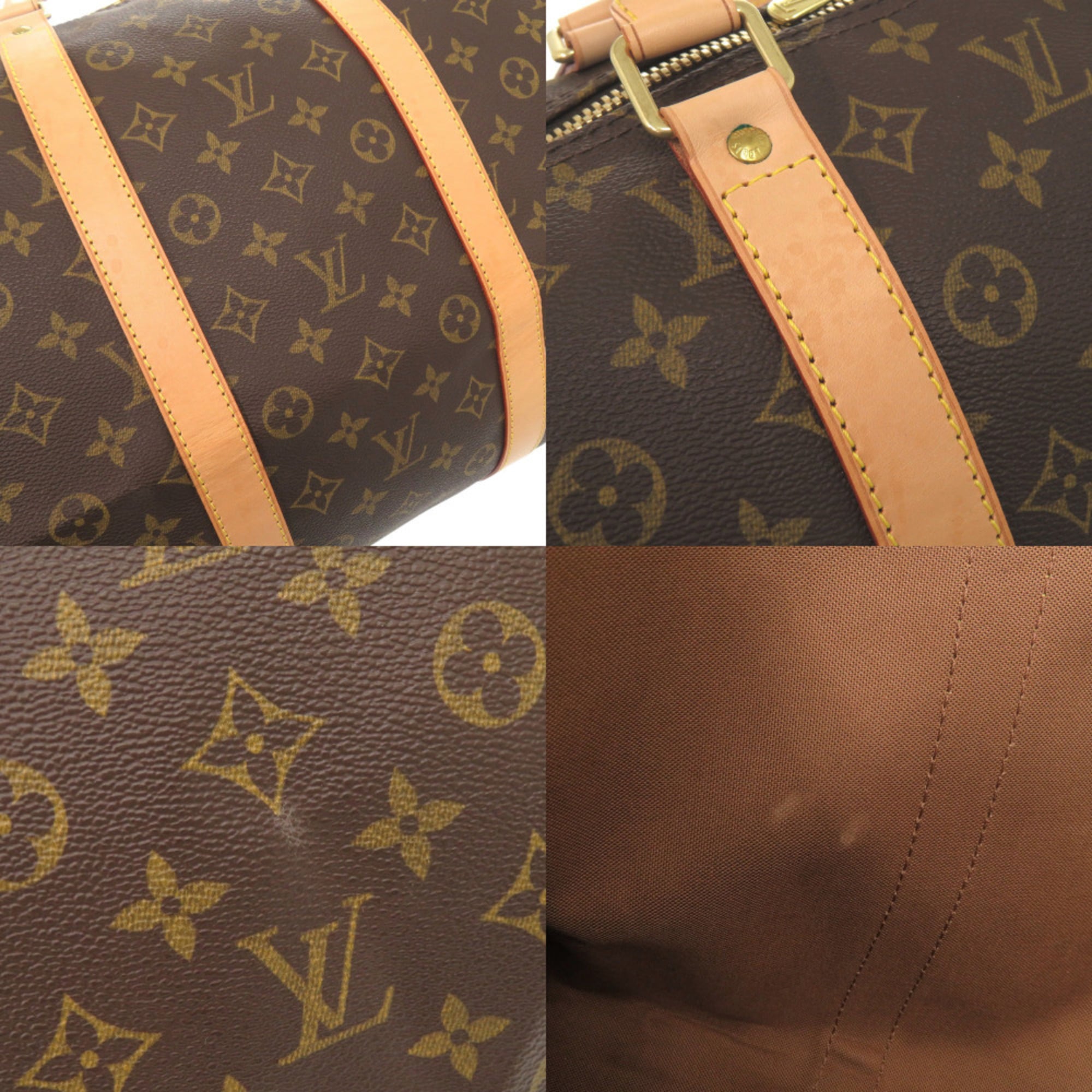 Louis Vuitton Brown Monogram Monogram Boston Bag