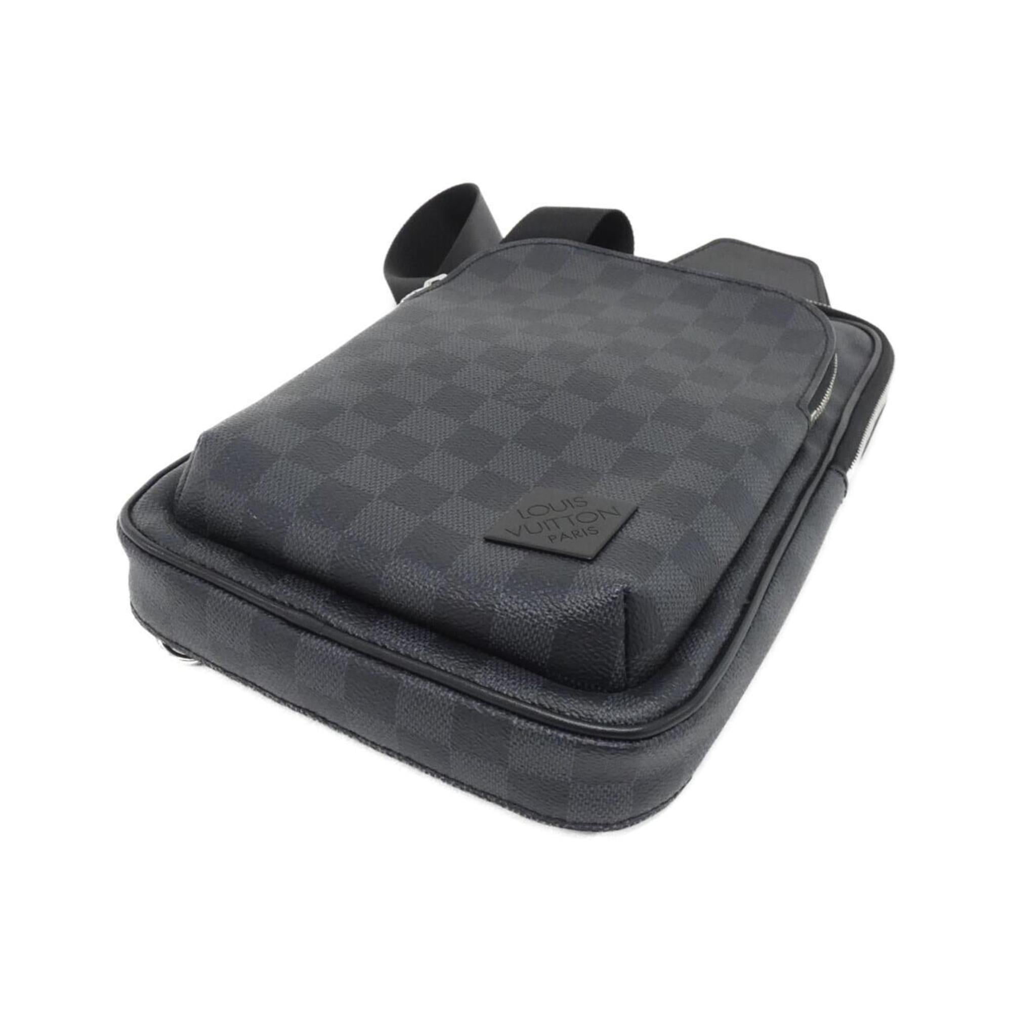 Louis Vuitton Graphite Coated Canvas Shoulder Bag