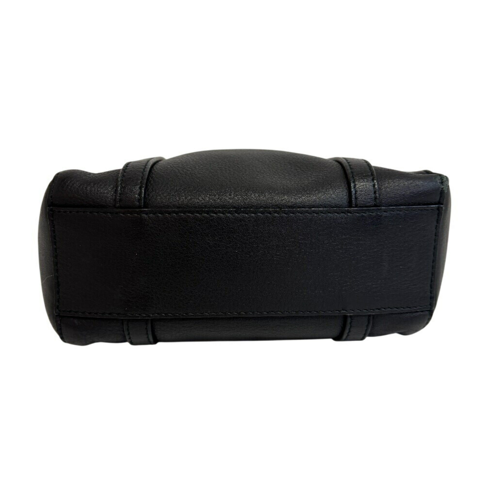 Balenciaga Black Leather Hand