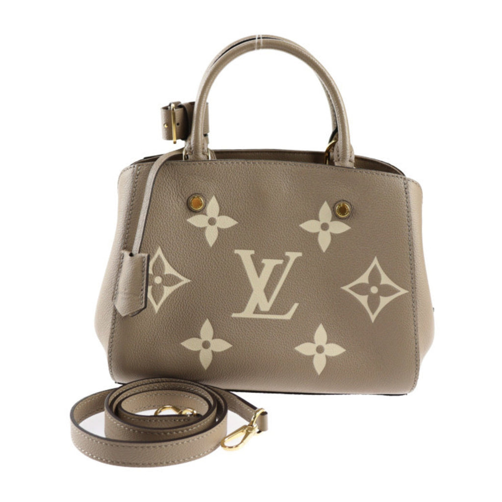 Louis Vuitton Tourterelle Monogram Empreinte Handbag Shoulder Bag Tote Bag