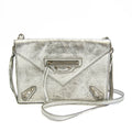 Balenciaga Silver Leather Shoulder