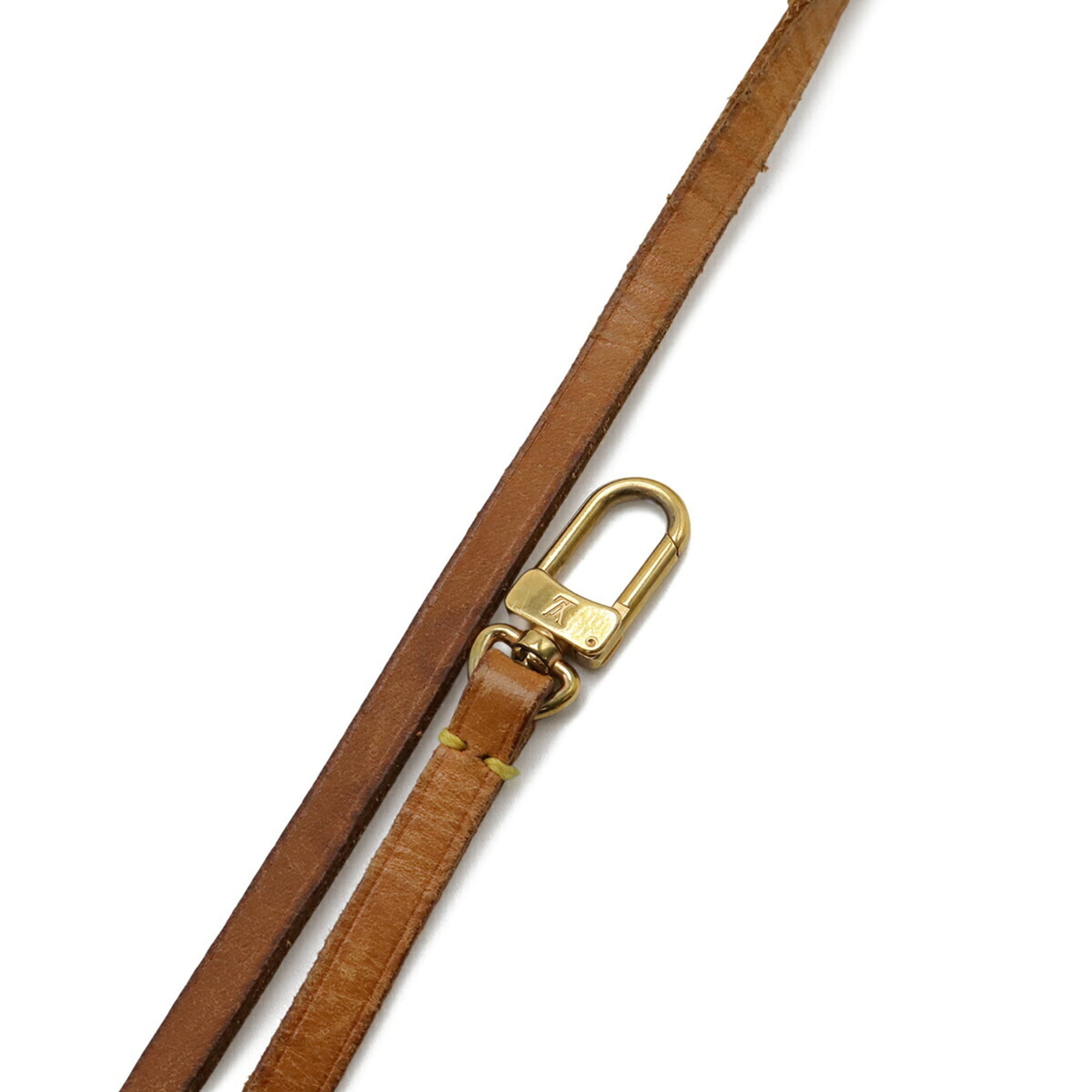 Louis Vuitton Brown Canvas Handbag Pochette Pouch