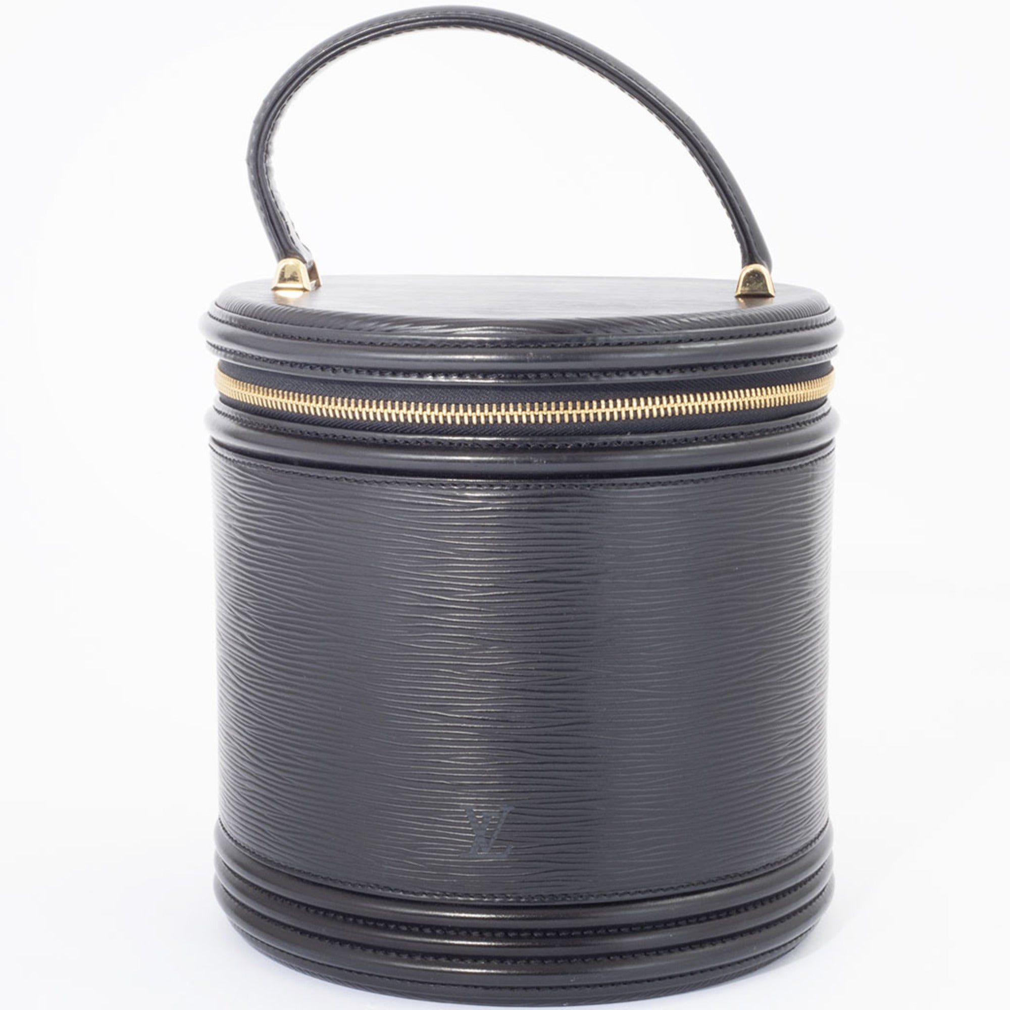 Louis Vuitton Epi Black Epi Leather Handbag Vanity Bag