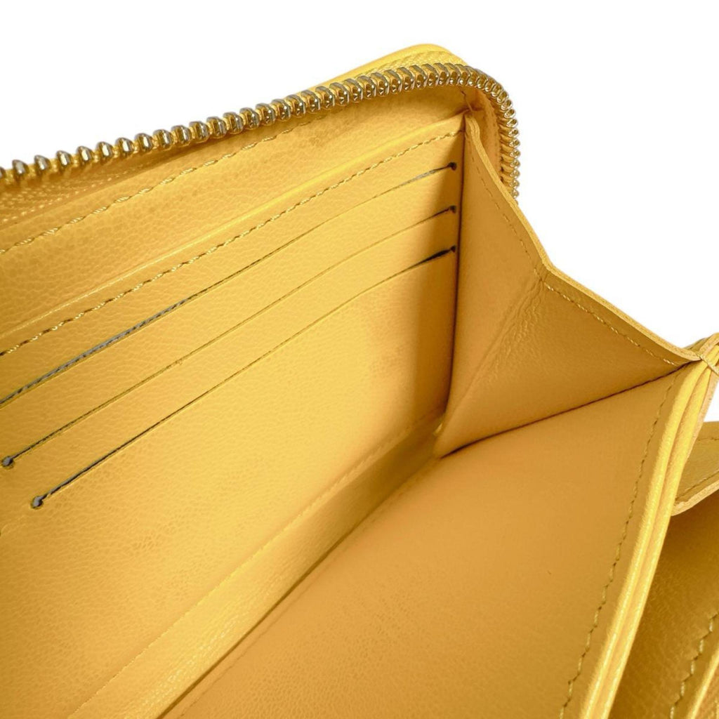 Louis Vuitton Monogram Empreinte Yellow Monogram Empreinte Long Wallet