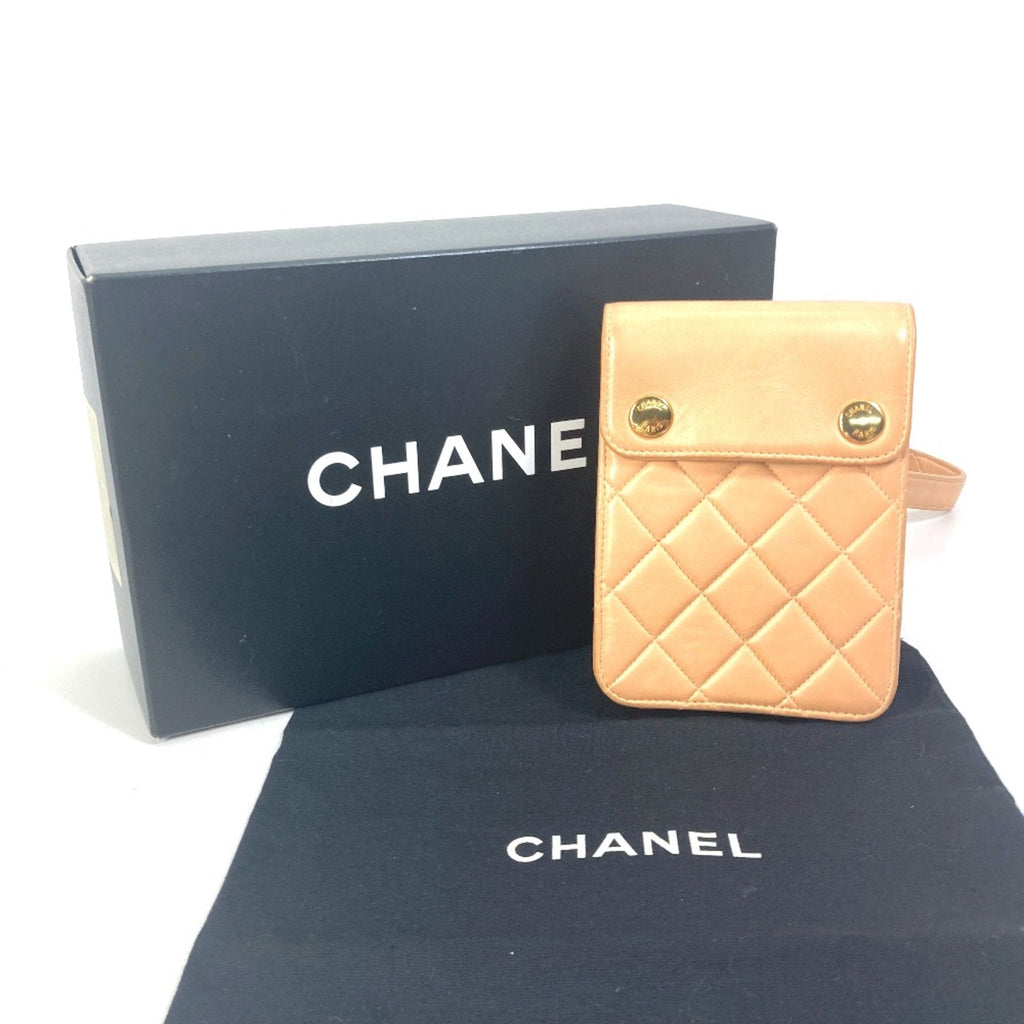 Chanel Pink Leather Shoulder Bag