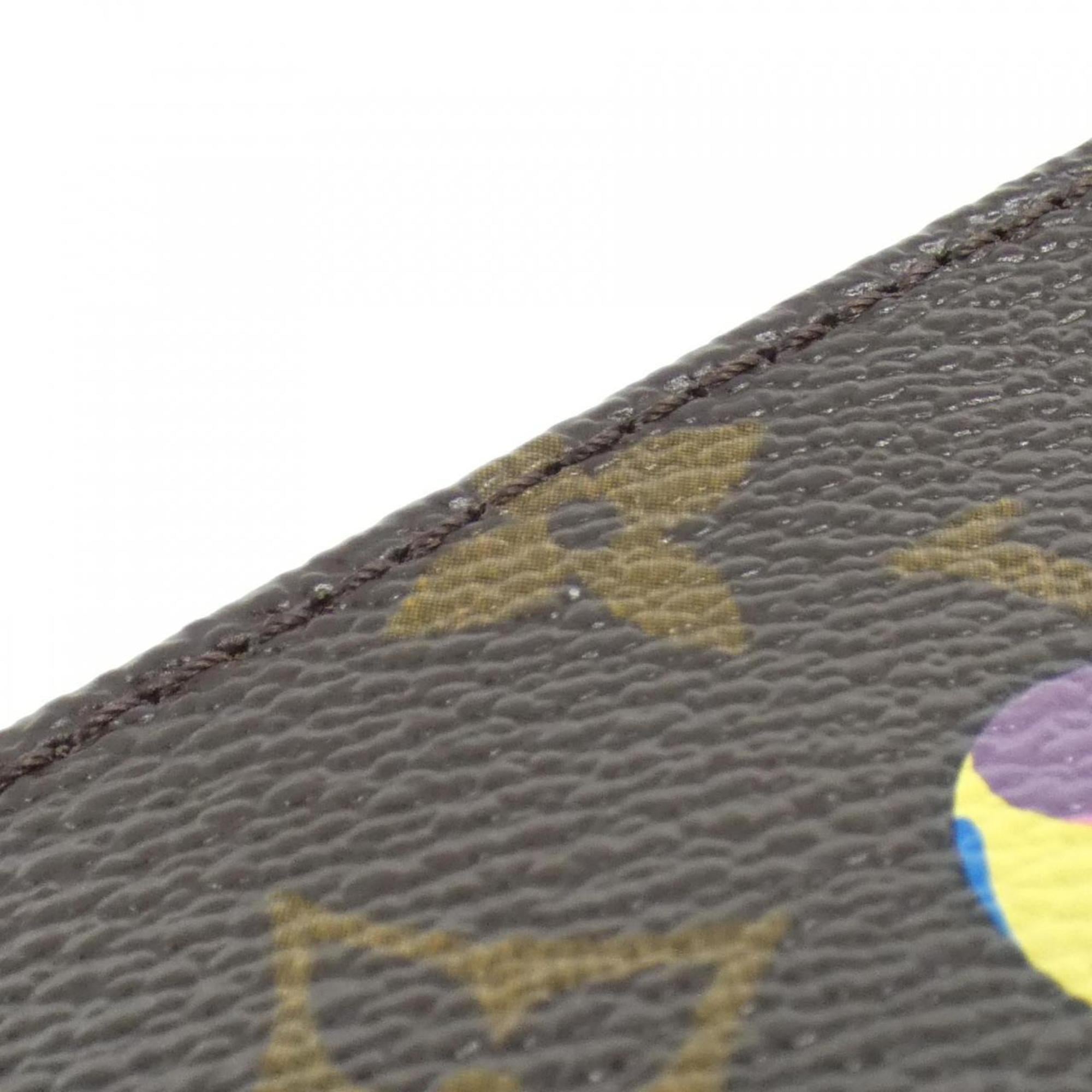Louis Vuitton Brown Marron Monogram Panda Coated Canvas Shoulder Bag