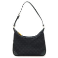 Louis Vuitton Noir Monogram Satin Leather Pouch