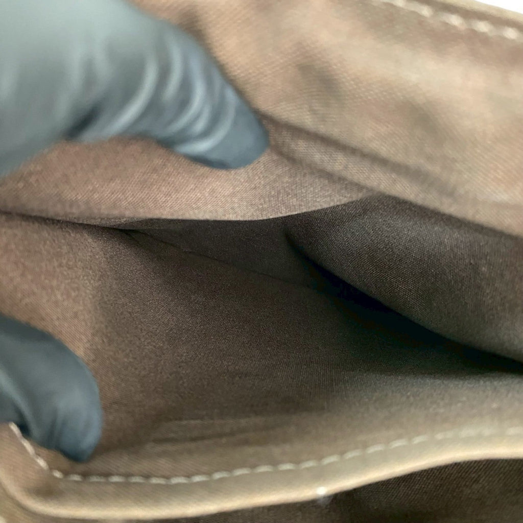 Louis Vuitton Brown Leather Pochette Shoulder Bag