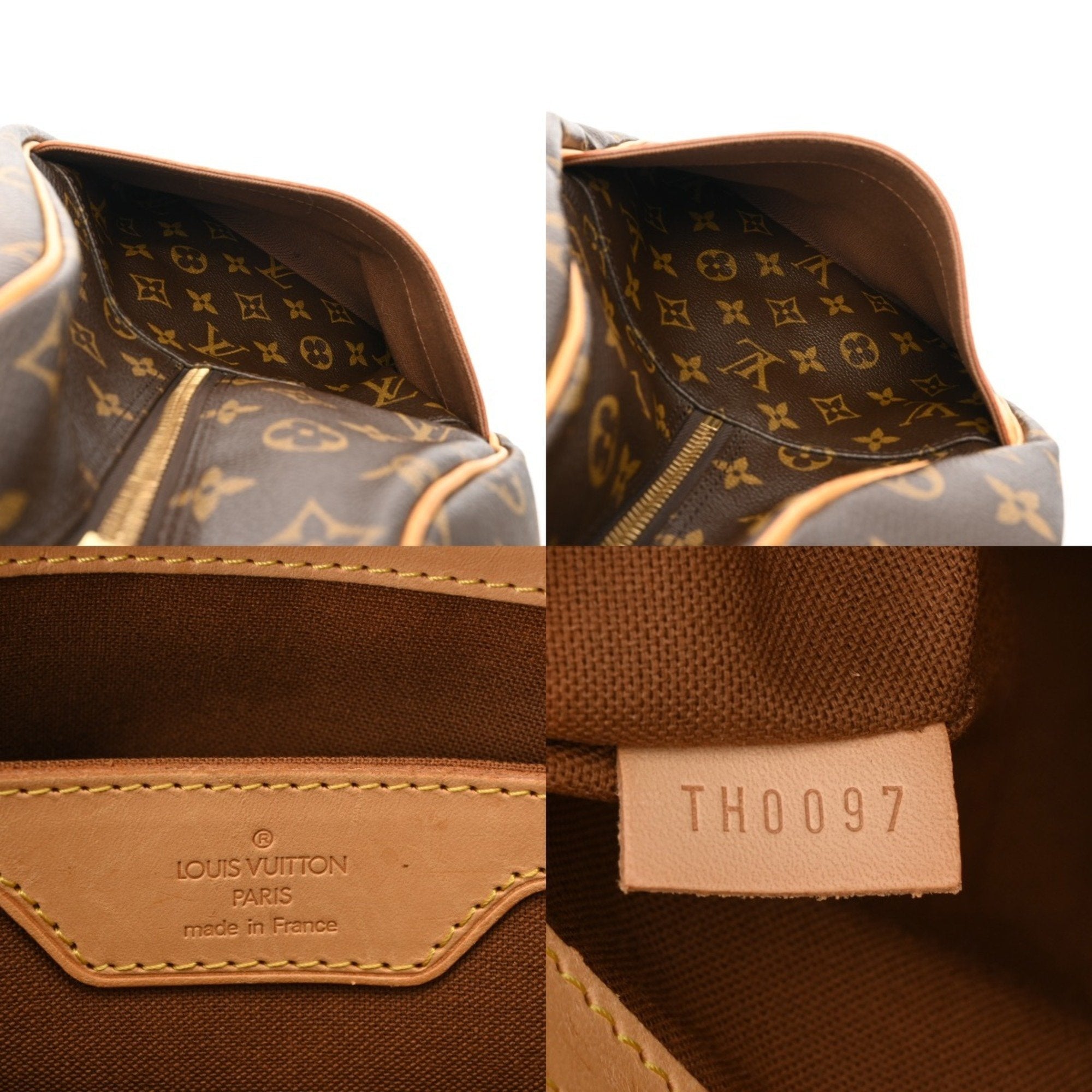 Louis Vuitton Brown Monogram Canvas Boston Bag