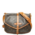 Louis Vuitton Brown Pvc Leather Shoulder Bag